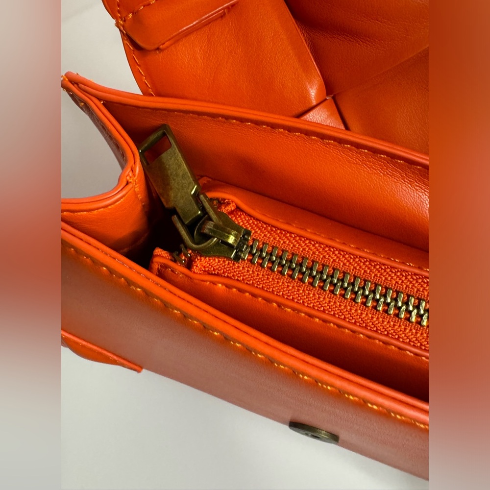 Anthropologie Vibrant Orange Crossbody Bag | NWT - Picture 14 of 14